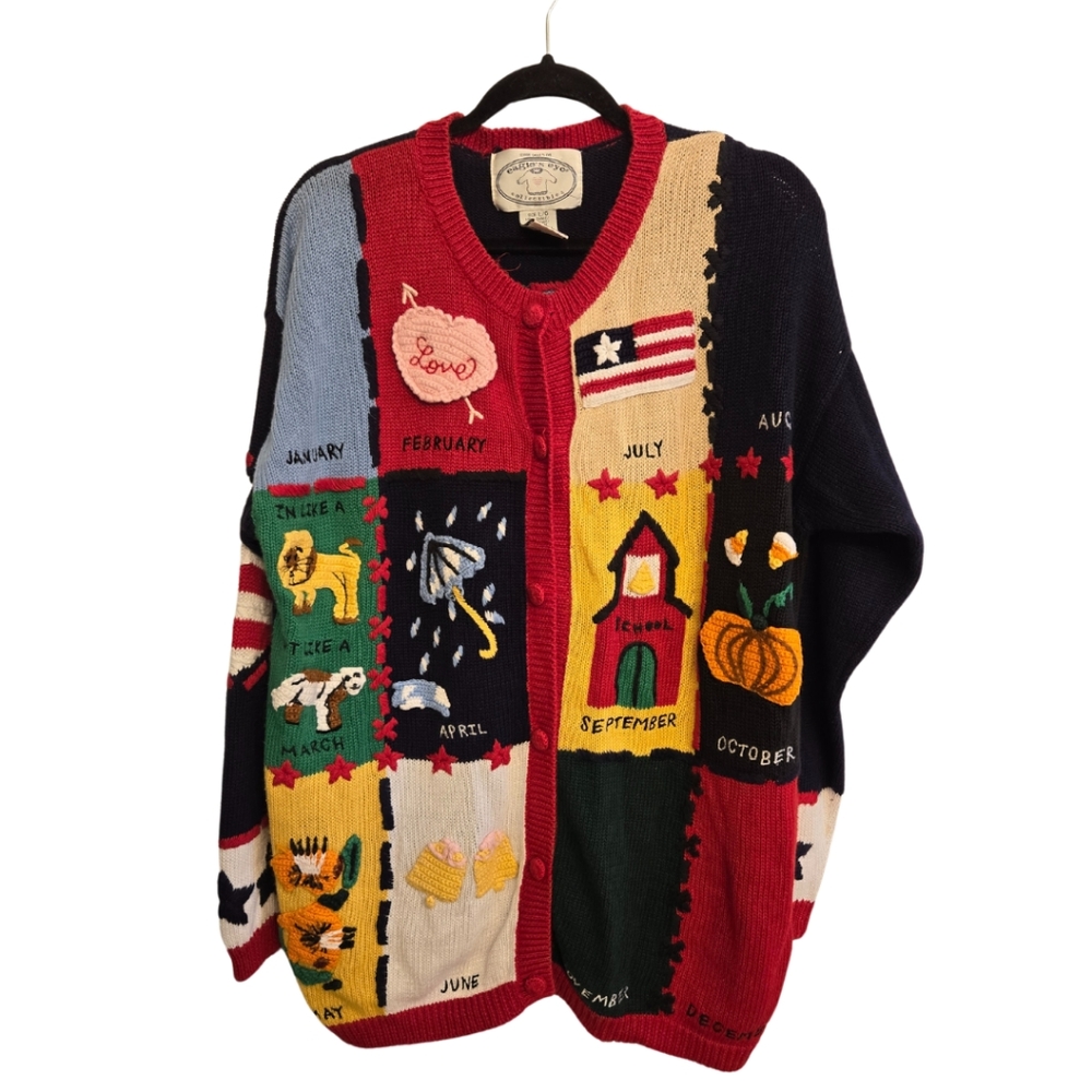 Eagle's eye months of the year sweater